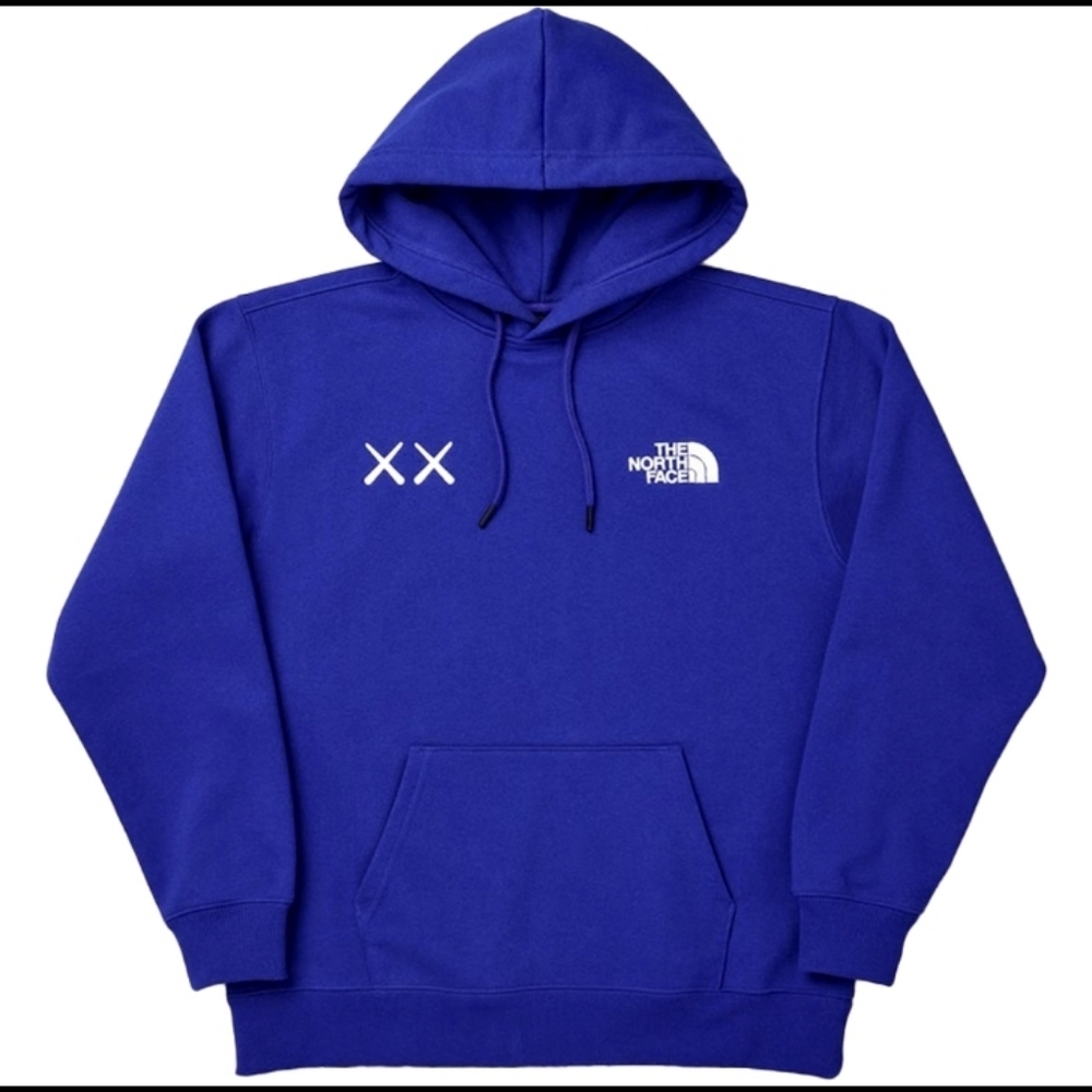 Kaws x The North Face Popover Hoodie - Blue